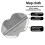Suitable Compatible with  E5/C108 Sweeping Robot Accessories Cleaner Parts Replacement Side Brush Mop Cloth Filter Set 3