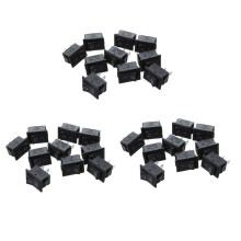 30 Stueck SPST 2 Pin Wippschalter AC 125V 10A 250V 6A - Schwarz