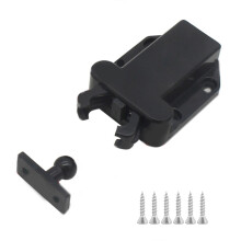 Invisible Furniture Lock with Mute Pop-up Function Push-Black