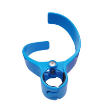 Portable Cup Holder Coffee Water Milk Stand Beverage Clip-Blue