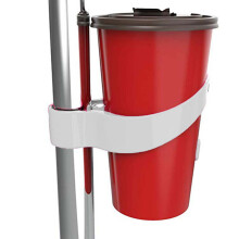 Bicycles Beverage Cup Holder Clip Easy Install Universal-White