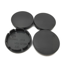 56 mm Auto-Radnabenkappe für Felgennabe, ABS-Kappen,-Schwarz