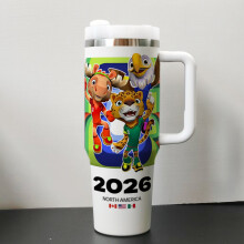 (X01-9) 2026 FIFA 40oz Stainless Steel Insulated Cup