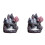 2X High Mountain Flowing Waterfall Backflow Incense Burner Home Fragrance Diffuser Incense Burner Decoration,E 1