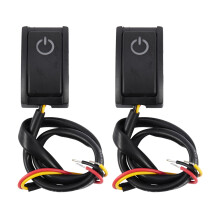 2X Jtron Car Button Diy Paste Type Off/ For Car Reading Lamp/Turn Lights Small Light 12V/200Ma