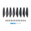 (Red-Blue-White) DJI Mini 4 Pro Quick Release Propellers - Replacement Paddles 11