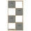 Charles Jacobs (4 Grey Drawers) Charles Jacobs Oak 8 Cube Open Book Shelf Storage Unit 3