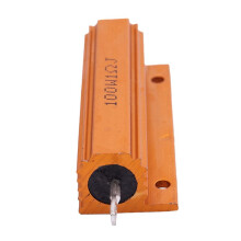 3X Gold Aluminum Clad Power Resistor Resistance 100W, 1 Ohm 1R