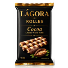 Lagora Cocoa Cream Wafer Rolls 150g (Pack Of 2)