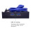 3X 2  USB 3.0 Front Panel Floppy Disk Bay 20 Pin USB3.0 Hub Expansion Cable Adapter Plastic Bracket for PC Desktop 8