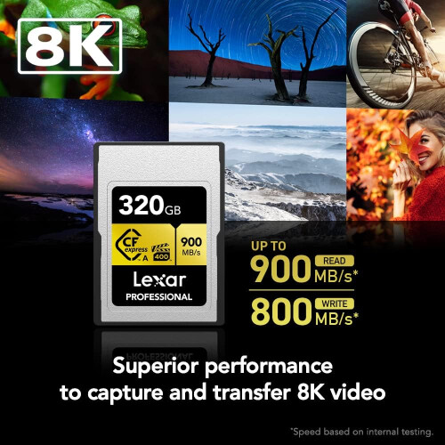 Lexar Lexar Professional GOLD CFexpress Type A Card 320GB LCAGOLD320G-RNENG 1
