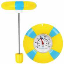 Floating Pool Thermometer Easy Read - Battery-Free, Waterproof Pool Thermometer Floating for Pools, Spas & Hot Tub