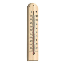 Thermomètres en bois précis mesurant -40 à 50 Kérosène-grand