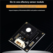 Miljö X6 Sensor 6 i 1 Luktsensor IAQ TVOC CO HCHO Temperatur- och Fuktighetsdetektering UART-Gränssnitt