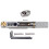 Headless E-Gitarre Split Bridge Saitenhalter für-Silber 1