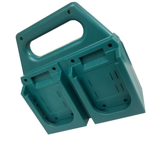 Supports de piles en plastique robustes-4 emplacements verts