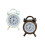 Horloges miniatures nostalgiques, accessoires décoratifs,-B 1