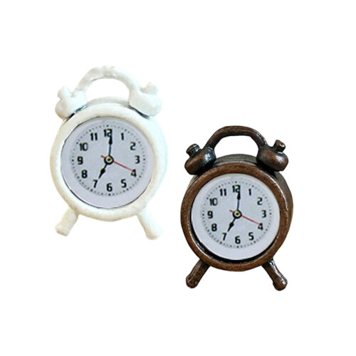 Horloges miniatures nostalgiques, accessoires décoratifs,-B