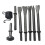 8Pc Air Chisel  Set Pneumatic Chisel Air Hammer Punch Chipping Tool Pneumatic Chisel Air Hamme Cutting Rusting 1