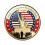 American Flag Lapel Pin Commemorative Enamel Badge-Copper 1 1
