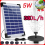 5W  Solar Fountain Pump Panel W/ Solar Panel Water Pump With 6Nozzles Aquarium 2