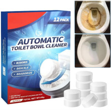 Lot de 36 pastilles nettoyantes pour toilettes ultra-efficaces, détartrantes et anticalcaires puissantes, désodorisantes