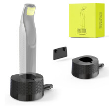 Base de chargement pour rasoirs OneBlade QP2520, QP2530, QP2620 et QP2630, station de charge et support de rasoir de rechange, noir