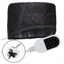 Bonnet chauffant électrique portable pour les cheveux, 10 niveaux de chaleur, 3 réglages de minuterie, bonnet vapeur pour les soins cap