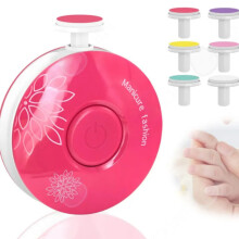 Kit de coupe-ongles électrique 6 en 1 avec 6 embouts de ponçage pour enfants et adultes, outil de soin des ongles silencieux