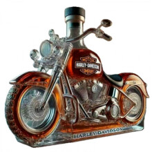 Carafe à whisky en forme de moto, 325 ml, carafe en verre fantaisie avec gravure 3D pour bar à domicile