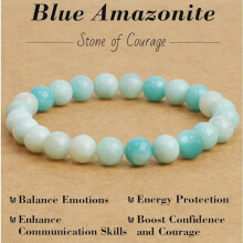 Bracelet fait main en perles de pierres naturelles, bracelet extensible en cristal de 8 mm pour femmes et hommes, bijou de yoga et de m