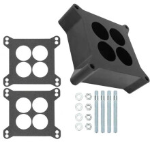 2inch 4 Hole Carburetor Spacer Open Center Style Replacement for Holley Holley Chevy 4bbl Sbc Bbc Engine Carb