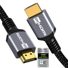 Câble HDMI 2.0 Rapide Cordon 4K UHD Solide Robuste Long 15 mètres — adaptateur video console, connectique home cinema