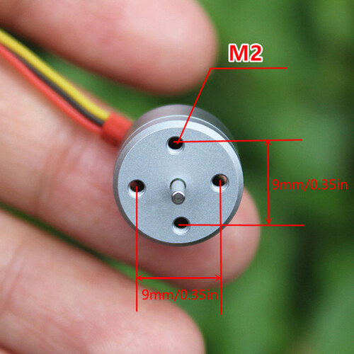 Moteur sans balais Micro 1104 4300KV pour drones quadrirotor 2