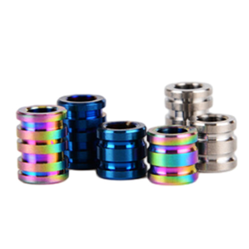 Lanyards Beads Cylindrical Parachutes Cord Beads-Silver small 1