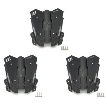 3X Motorcycles Windscreen Windshield for MT-15 MT 15 MT15 2019-2020 Aluminum Alloy Screen Accessories Black