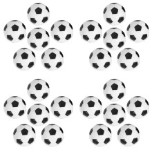 24 STÜCKE Kleine Fußball Stil Tischkugel Foosball Hartplastik Tischkugel Gegenstück Spiel Kinder Spielzeug