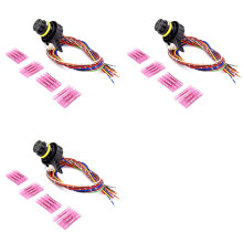 3X External Harness Repair Kit Pigtail Wiring Plug in Connector for 6R80 6L80 6L90 350-0168