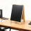 Tableaux noirs pliables Double face avec Texture en bois, 4