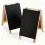 Tableaux noirs pliables Double face avec Texture en bois, 5