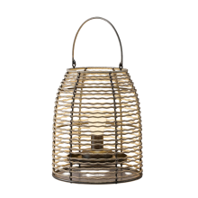 Rattan-Gartenlaterne Hängend Stehend Braun für Leuchtmittel E27 — rattan lampe, gartenlaterne, aussenbeleuchtung