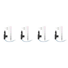 4x 2-Draht-Universal-Auto-Zentralverriegelungsantrieb mit Elektrischer Fernbedienung, Hochleistungs-12-V-Zentralverriegelungssystem, Einzeltyp-Kit