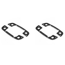 4x Car Left Right Door Handle Rubber Seal Gasket for- E36 E34 E32 3 5 7 Series 1992-1999 2-Door Rubber Seal Gaskets