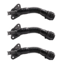 3X 11127584128 Air Exhaust Hose for - X3 F25 X4 F26 X5 E70 X6 E71 F12 F13 Crankcase Ventilation Hose