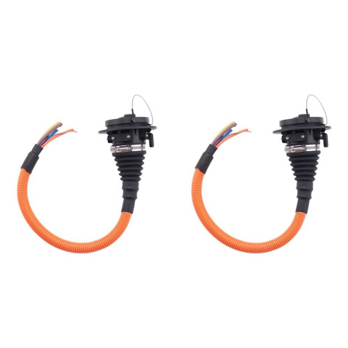 2X EV Adapter 32A Three Phase Adapter Electric Vehicles Charging Adapter EV Connector Socket CCS2 Adapter with