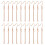 20Piece Chain Extender Set Extension Tail Chain Charm-Rose gold 1