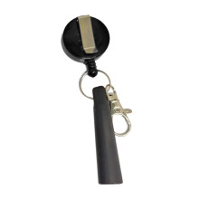 Versatile Silicone Pen Holder Sleeve with Retractable-Black