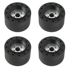 4X Marine Yacht 19 mm Rattnavadapter för Båt Marine Yacht Rattbas Modifierade Tillbehör