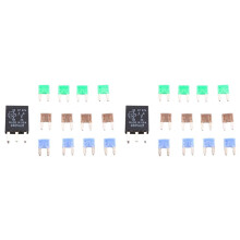 2X for BRP Jetski Fuse Box, Fuse, Power Relay Green: 30Ah Brown: 5Ah : 15Ah