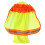 Mesh Sun Shade for Safety Helmets Sunproof-Fluorescent yellow 1